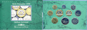 BOÎTIERS DE LA MONNAIE DE PARIS
Séries brillant universel (BU)
1998 - FDC 65 (FDC)



G BU, KM# MS...
 - BOITIER - 
 -------------------------...