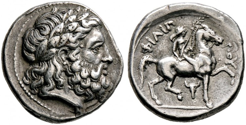 Makedonia. Könige von Makedonien. Philippos II. 359-336 v. Chr. Tetradrachme ca....