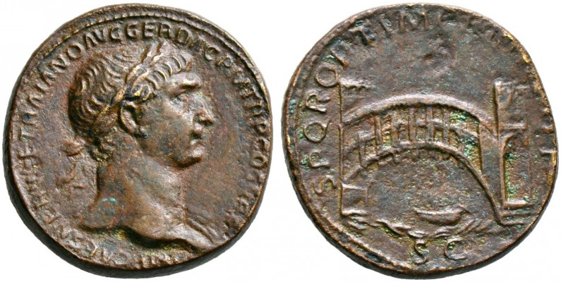 Kaiserzeit. Trajanus 98-117. Sesterz 107/109 -Rom-. IMP CAES NERVAE TRAIANO AVG ...