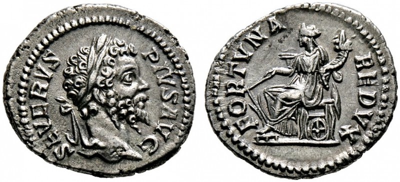 Kaiserzeit. Septimius Severus 193-211. Denar 202/210 -Rom-. SEVERVS PIVS AVG. Be...