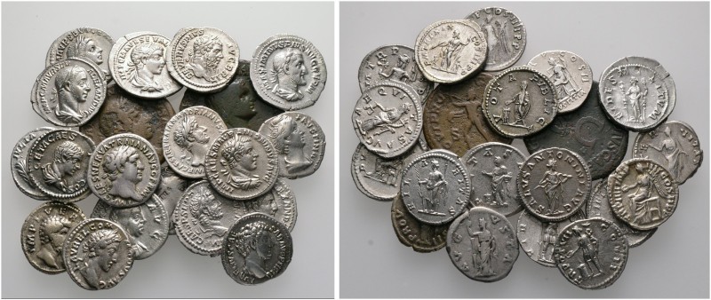 20 Stücke: RÖMER. Germanicus, As (SC); Traianus, Denar (Victoria); Hadrianus, De...
