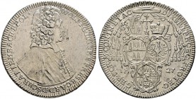 Olmütz, Bistum. Wolfgang von Schrattenbach 1711-1738. Taler 1727 -Kremsier-. Suchomel/Videman 754, L.-M. 453, Dav. 1219.
 kleine Schrötlingsfehler, g...