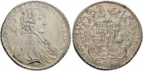 Olmütz, Bistum. Jakob Ernst von Liechtenstein 1738-1745. Taler 1740 -Kremsier-. Suchomel/Videman 907, L.-M. 496, Dav. 1227.
 selten, kleine Schrötlin...