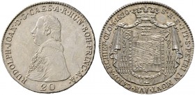Olmütz, Bistum. Rudolf Johann von Österreich 1819-1831. 20 Kreuzer 1820. Suchomel/Videman 1201, L.-M. 539.
 wie üblich leicht justiert, vorzüglich/pr...
