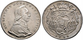 Salzburg, Erzbistum. Hieronymus Graf von Colloredo 1772-1803. Konventionstaler 1788. Mit Signatur M. Zöttl 3225, Probszt 2441, Dav. 1265.
 Prachtexem...