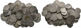Lots. 93 Stücke: RDR/BÖHMEN. Kleinmünzen (vorwiegend Maleygroschen, Weißpfennige und Weiß­groschen) aus der Regierungszeit Rudolfs II. (1576-1611) aus...