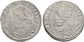 Baden-Durlach. Georg Friedrich 1604-1622. Kipper-24 Kreuzer (Sechsbätzner) 1622 -Emmendingen-. Brustbild im Harnisch nach rechts / Wertangabe "24" übe...