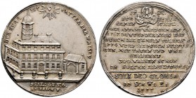 -Fürth, Stadt. Silbermedaille 1775 von J.Chr. Reich, auf die Fertigstellung des von der Markgrafschaft gemeinschaftlich mit Bamberg und Nürnberg gelei...