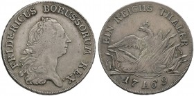 Brandenburg-Preußen. Friedrich II. 1740-1786. Reichstaler 1769 -Berlin-. Olding 69d, v.Schr. 454, Dav. 2586.
 sehr schön