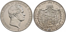 Brandenburg-Preußen. Friedrich Wilhelm IV. 1840-1861. Doppelter Vereinstaler 1846 A. AKS 69, J. 74, Thun 258, Kahnt 382.
 minimale Kratzer, vorzüglic...