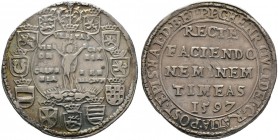Braunschweig-Wolfenbüttel. Heinrich Julius 1589-1613. Wahrheitstaler 1597 -Goslar-. Welter 629, Dav. 9091.
 feine Patina, sehr schön