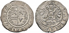 Braunschweig-Wolfenbüttel. Friedrich Ulrich 1613-1634. Kipper-12 Kreuzer 1620 -unbestimmte Münzstätte-. Gekröntes, vierfeldiges Wappen (oval). Mit Tit...
