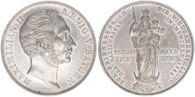 Maximilian II. Joseph 1848-1864
Bayern. 2 Gulden, 1855. 21,2
AKS 168
vz+