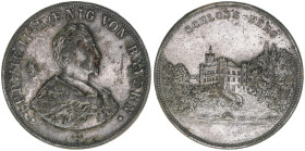 Ludwig II. 1864-1886
Bayern. Medaille, ohne Jahr. Schloss Berg von Lauer
München
17,87g
vgl. Auktion Höhn 86,1491
unedel
ss-