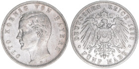 Otto 1886-1913
Bayern. 5 Mark, 1898 D. 27,52g
J.46
ss