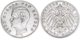 Otto 1886-1913
Bayern. 2 Mark, 1907 D. 11,08g
J.45
ss