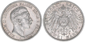 Wilhelm II. 1888-1918
Preussen. 2 Mark, 1907 A. 11,10g
J.102
vz