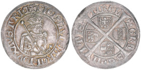 Erzherzog Sigismund 1439-1496
6 Kreuzer, ohne Jahr. selten - von W.Kröndl
Hall
3,22g
MT 48
vz+