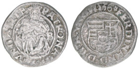 Ferdinand I. 1526-1564
Denar, 1536 KB. Kremnitz
0,54g
ss
