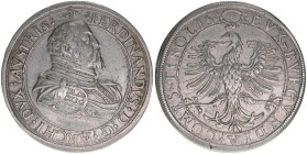 Erzherzog Ferdinand 1564-1595
Doppeltaler, ohne Jahr. selten
Hall
58,25g
MT 315
ss/vz