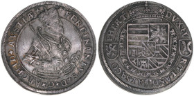 Erzherzog Ferdinand 1564-1595
Taler, ohne Jahr. Ensisheim
28,27g
MzA 48
ss/vz
