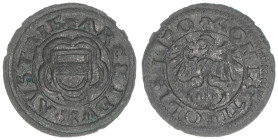 Erzherzog Ferdinand 1564-1595
Vierer, 1570. äußerst selten
Mühlau
0,37g
MT 189 Anm.
vz