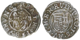 Rudolph II. 1576-1608
Denar, 1589 KB. Kremnitz
0,53g
ss/vz