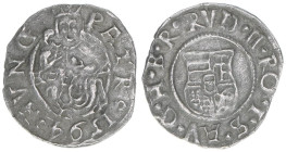 Rudolph II. 1576-1608
Denar, 1594 KB. Kremnitz
0,56g
ss/vz