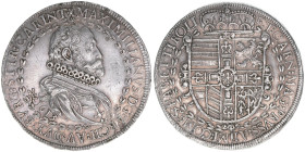 Erzherzog Maximilian 1602-1612
Taler, 1613. Hall
28,58g
HMBl.2/1/IV
vz+