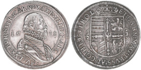 Erzherzog Maximilian 1602-1612
Taler, 1618. Hall
28,66g
HMBl.2/3/III
vz+
