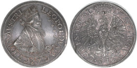 Erzherzog Leopold V. 1618-1632
Doppeltaler, 1626. Hall
56,61g
MT 459b
vz-