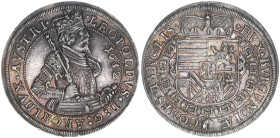 Erzherzog Leopold V. 1618-1632
1/2 Taler, 1632. Hall
14,16g
MT 467
Rf.
vz
