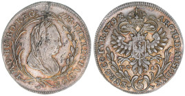 Maria Theresia 1740-1780
5 Kreuzer, 1779. selten
Hall
2,24g
MT 1171
ss/vz