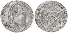 Maria Theresia 1740-1780
3 Kreuzer, 1745. selten
Hall
1,58g
MT 927
vz+