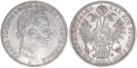 Franz Joseph I. 1848-1916
Vereinstaler, 1858 A. Wien
18,47g
ANK 32
ss/vz