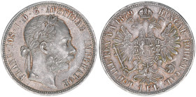 Franz Joseph I. 1848-1916
1 Gulden, 1877. Wien
12,28g
ANK 31
vz-