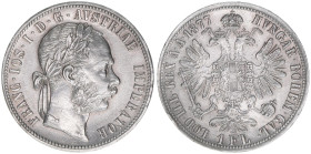 Franz Joseph I. 1848-1916
1 Gulden, 1877. Wien
12,39g
ANK 31
vz-