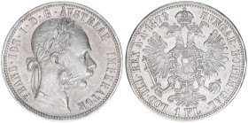 Franz Joseph I. 1848-1916
1 Gulden, 1879. Wien
12,32g
ANK 31
vz