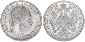 Franz Joseph I. 1848-1916
1 Gulden, 1879. Wien
12,37g
ANK 31
stfr