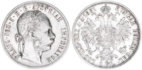 Franz Joseph I. 1848-1916
1 Gulden, 1881. Wien
12,23g
ANK 31
ss-