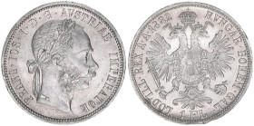Franz Joseph I. 1848-1916
1 Gulden, 1882. Wien
12,36g
ANK 31
Rf.
vz