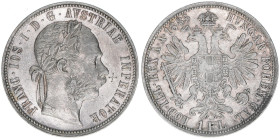 Franz Joseph I. 1848-1916
1 Gulden, 1885. Wien
12,27g
ANK 31
Markierung X
ss