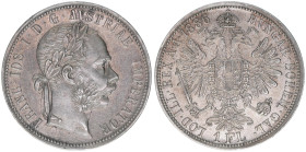 Franz Joseph I. 1848-1916
1 Gulden, 1886. Wien
12,32g
ANK 31
vz+