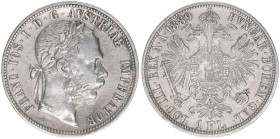 Franz Joseph I. 1848-1916
1 Gulden, 1889. Wien
12,25g
ANK 31
ss+