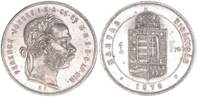 Franz Joseph I. 1848-1916
1 Forint, 1872 KB. Kremnitz
12,31g
ANK 93
ss/vz