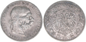 Franz Joseph I. 1848-1916
5 Kronen, 1900. Wien
23,80g
ANK 71
ss+