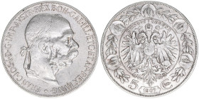 Franz Joseph I. 1848-1916
5 Kronen, 1907. Wien
24,00g
ANK 71
ss