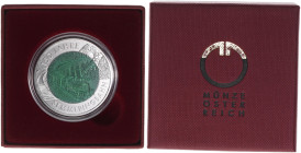 25-Euro Sondergedenkmünzen Bimetall Niob
25 Euro, 2004. 150 Jahre Semmeringbahn - Auflage 50.000 - in Originalschachtel der Münze Österreich mit Zerti...