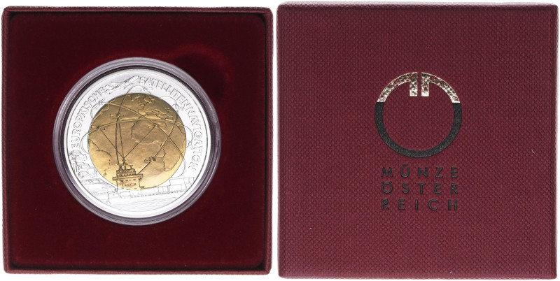 25-Euro Sondergedenkmünzen Bimetall Niob
25 Euro, 2006. Europäische Satellitenna...