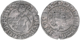 Leonhard von Keutschach 1495-1519
Erzbistum Salzburg. Batzen, 1510. Salzburg
3,06g
Zöttl 63, Probszt 1033,05g
ss+